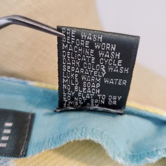 Vintage Gitano All Over Heart Print Sweater M Pink Blue Kidcore Pastel Anime 80s - Picture 6 of 10